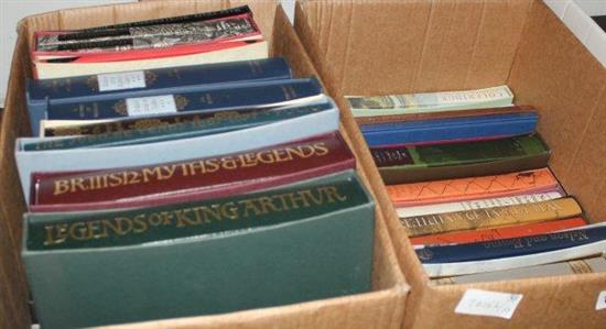 4 boxes of Folio Society books